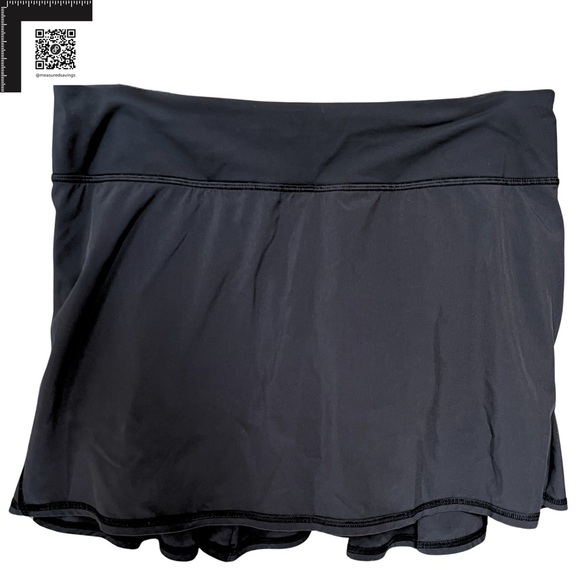 Lululemon (8 - EUC) Black Pace Setter Skirt - Picture 10 of 11